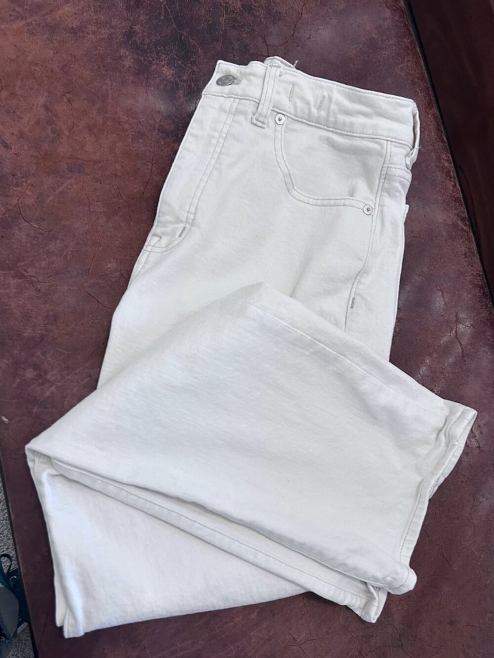 Madewell Cream/White Denim